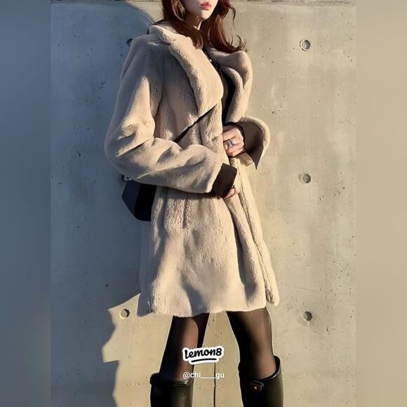 Zara NWT ZARA FAUX FUR COAT Bloggers fav - Picture 15 of 15